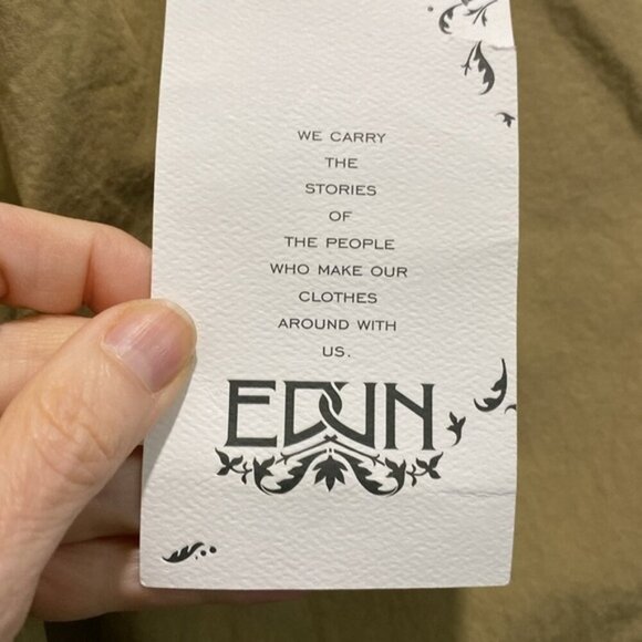 Edun Terra Khaki Poplin Pants Size 34 - Picture 10 of 16